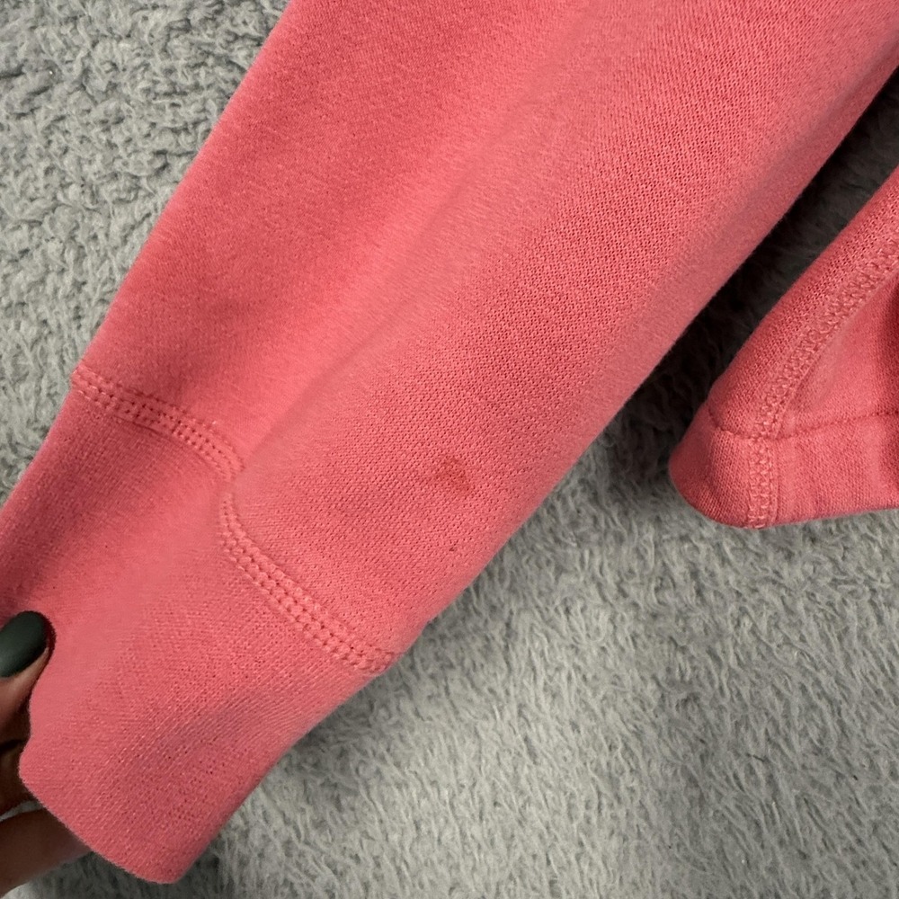 Nike Hoodie Girls XL Pink Fleece Cropped Pullover Swoosh Logo DM8888-622 - Picture 9 of 16